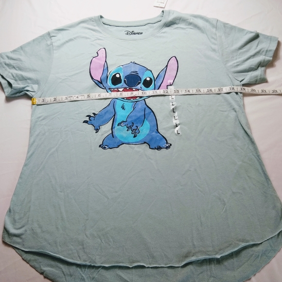 New Lilo and Stitch Graphic Blue T-Shirt - Picture 9 of 10